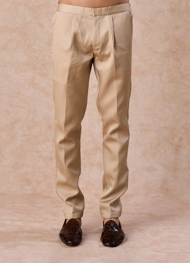 Manyavar Men Beige Opulence Sherwani