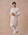 Manyavar Men Regal White Sherwani Ensemble