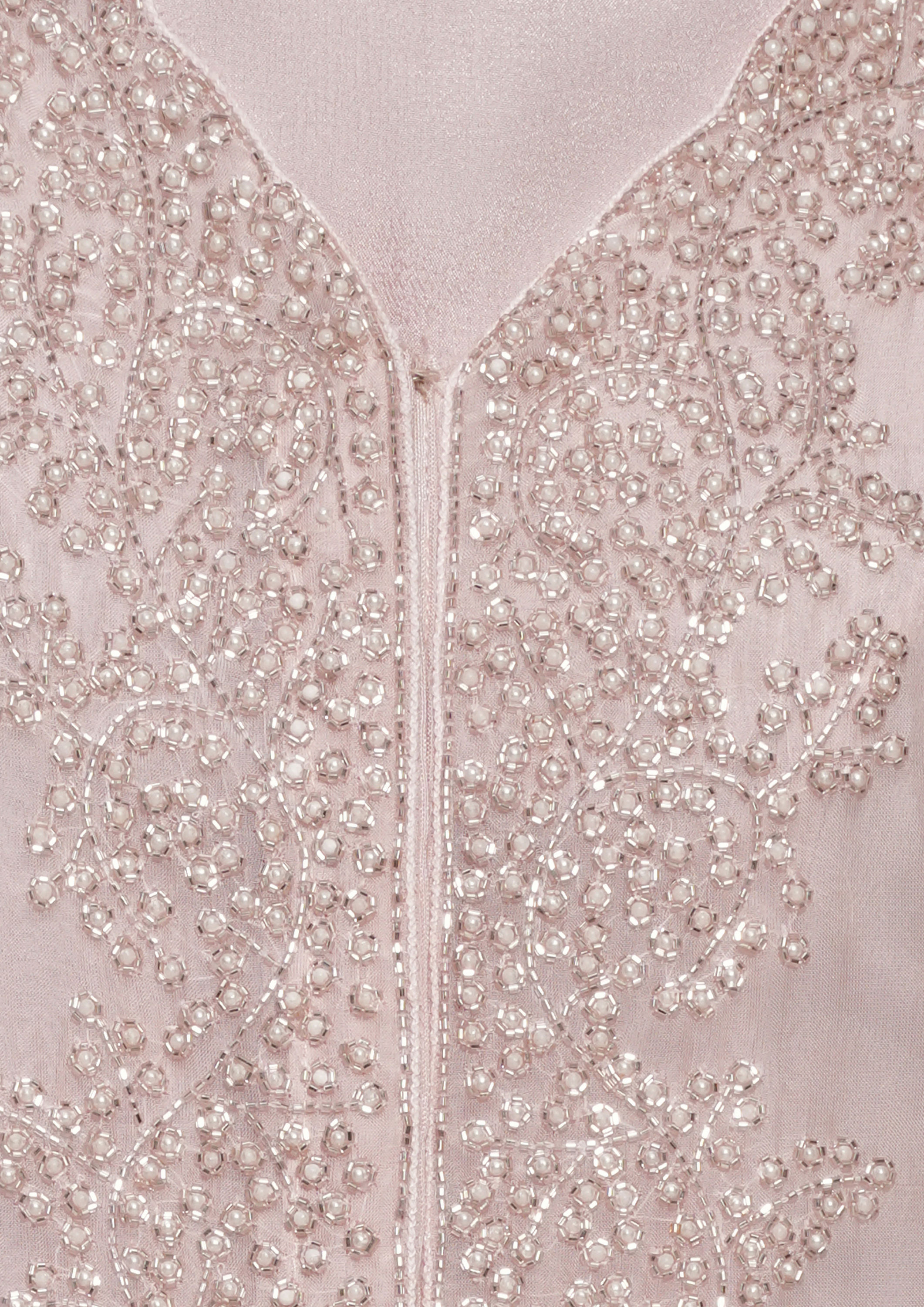 Twamev Women Elegant Pink Organza Stitched Suit