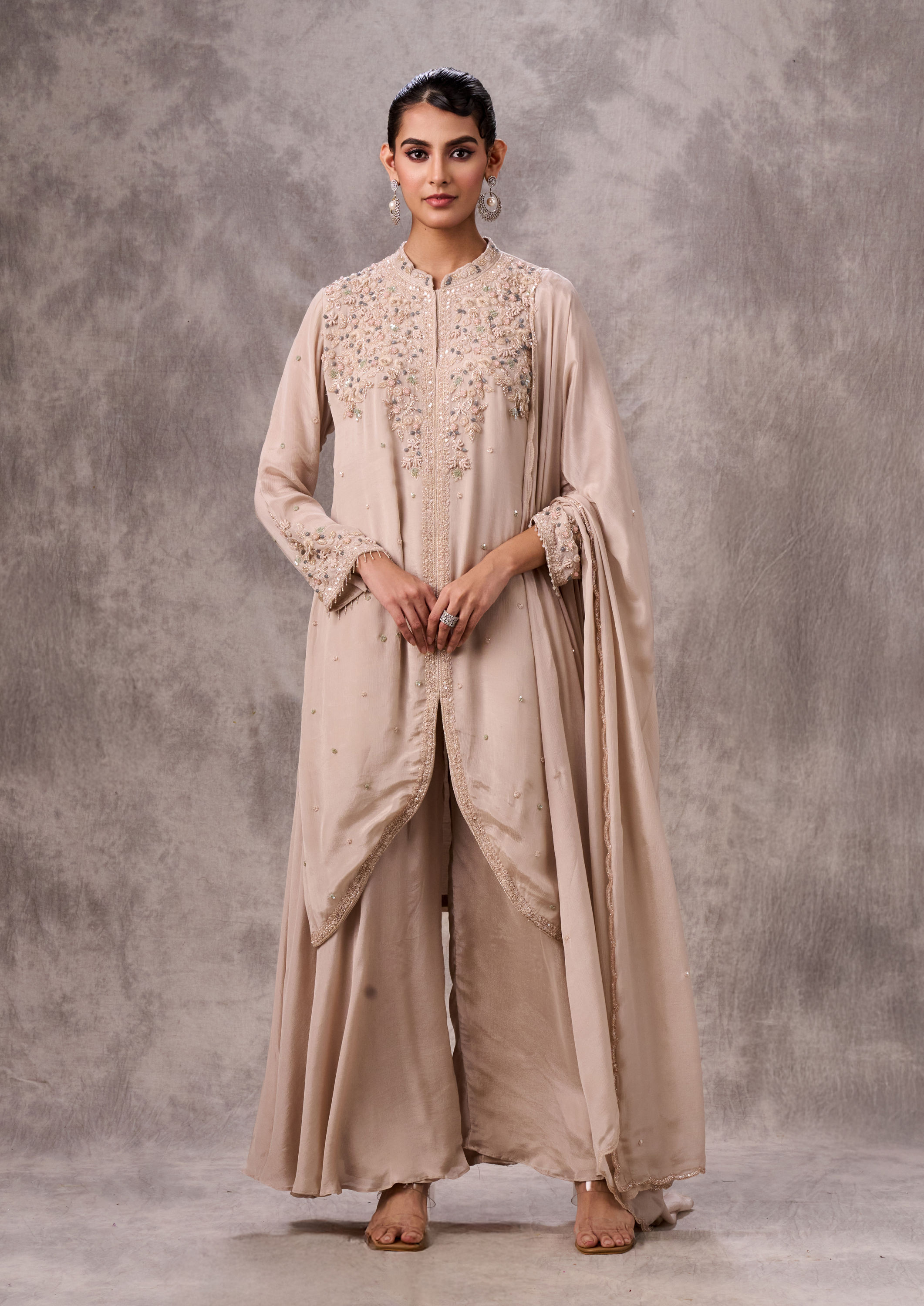 Twamev Women Fawn Elegance Stitched Suit