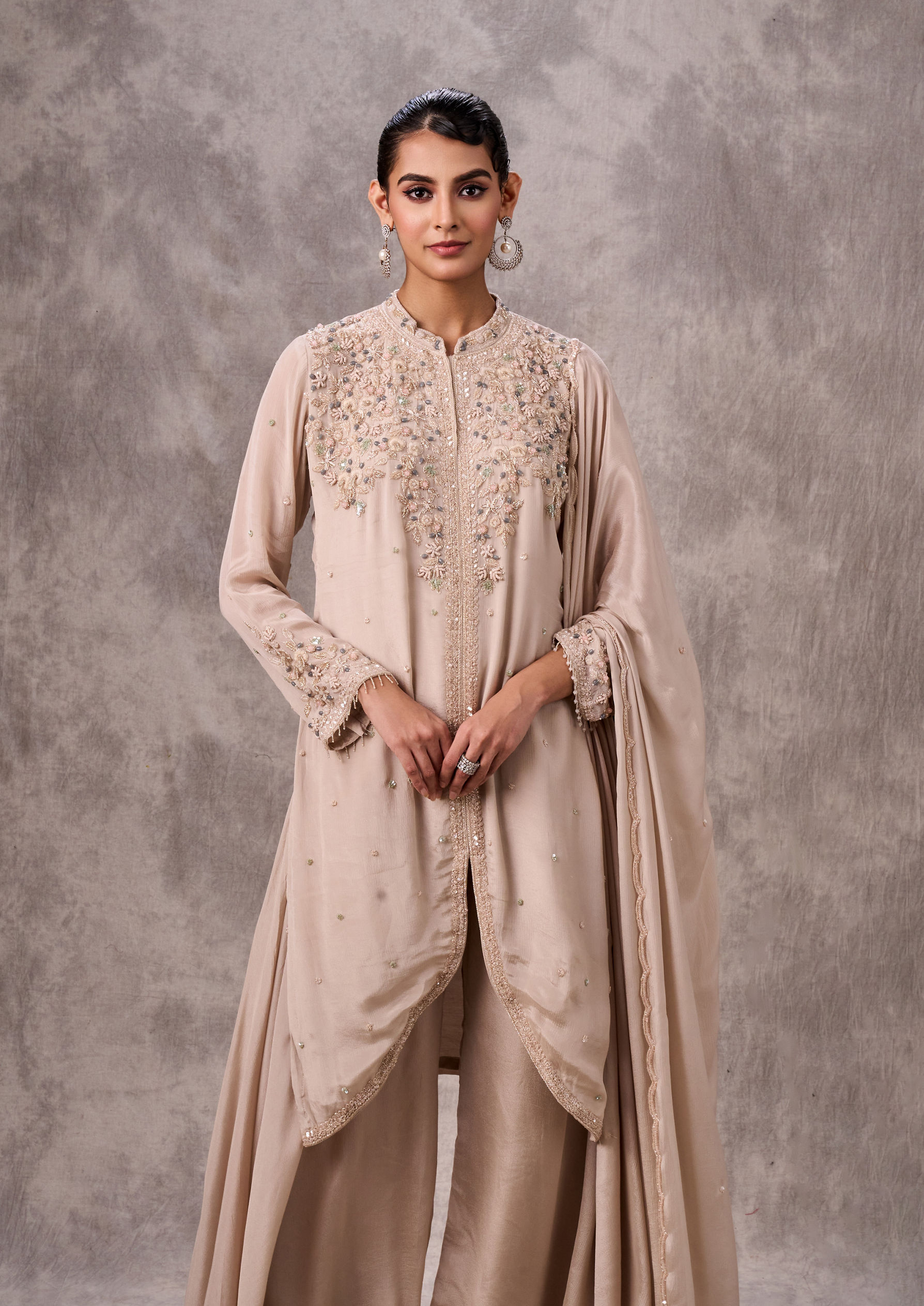 Twamev Women Fawn Elegance Stitched Suit