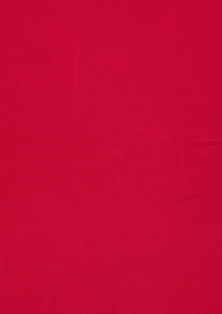 Twamev Women Regal Red Satin Saree