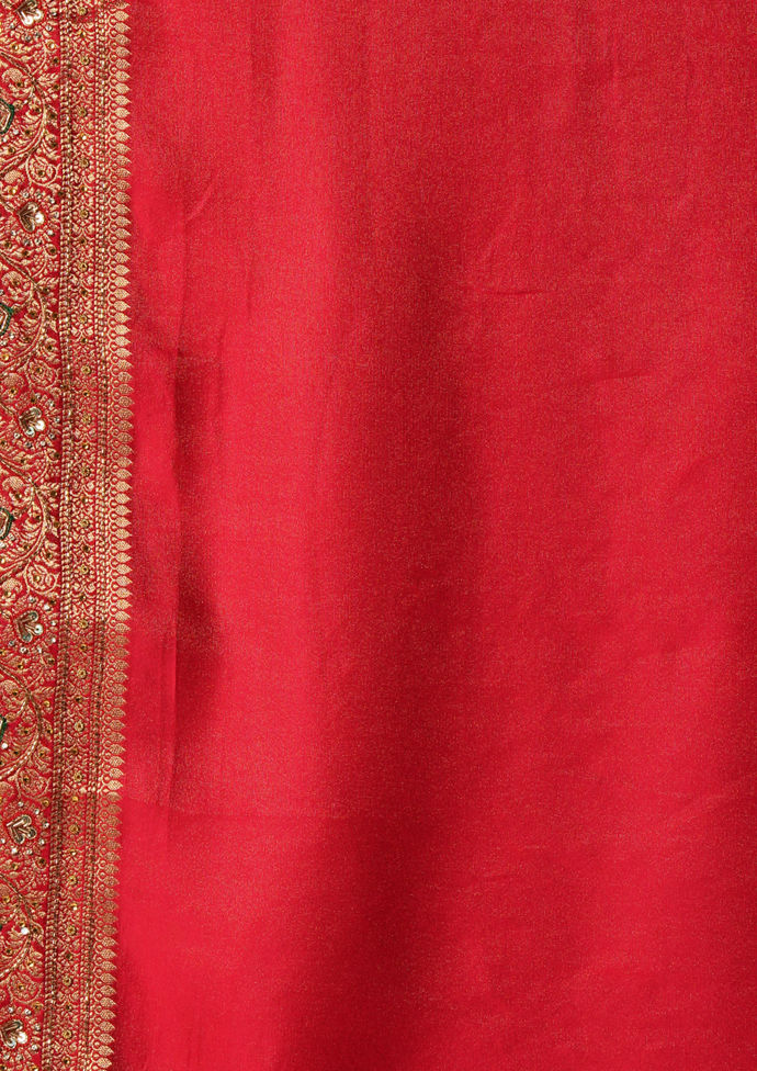 Twamev Women Royal Rani Silk Festive Saree