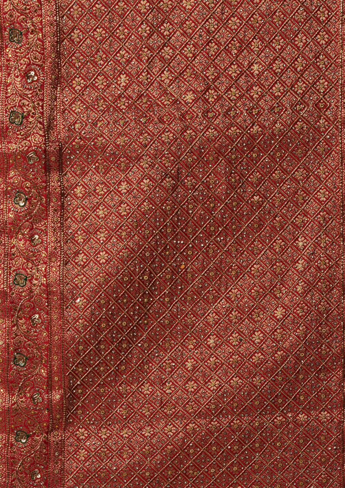 Twamev Women Royal Rani Silk Festive Saree
