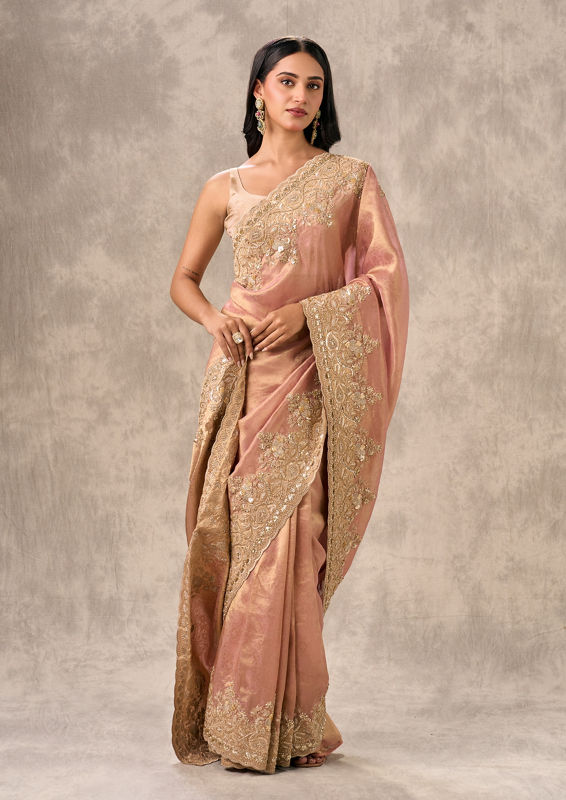 Twamev Women Twamev Charm Pink Saree