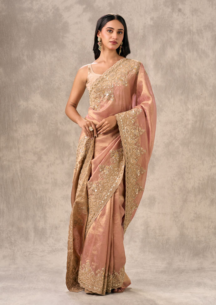 Twamev Women Twamev Charm Pink Saree