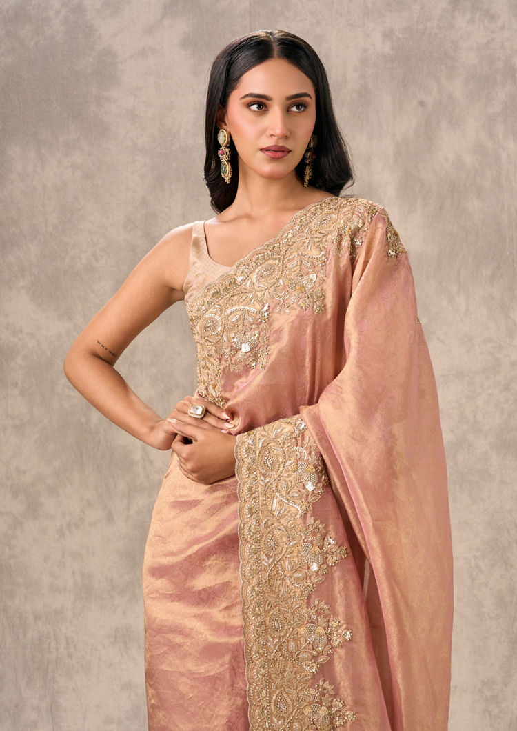 Twamev Women Twamev Charm Pink Saree