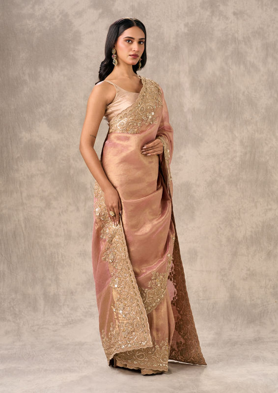 Twamev Women Twamev Charm Pink Saree