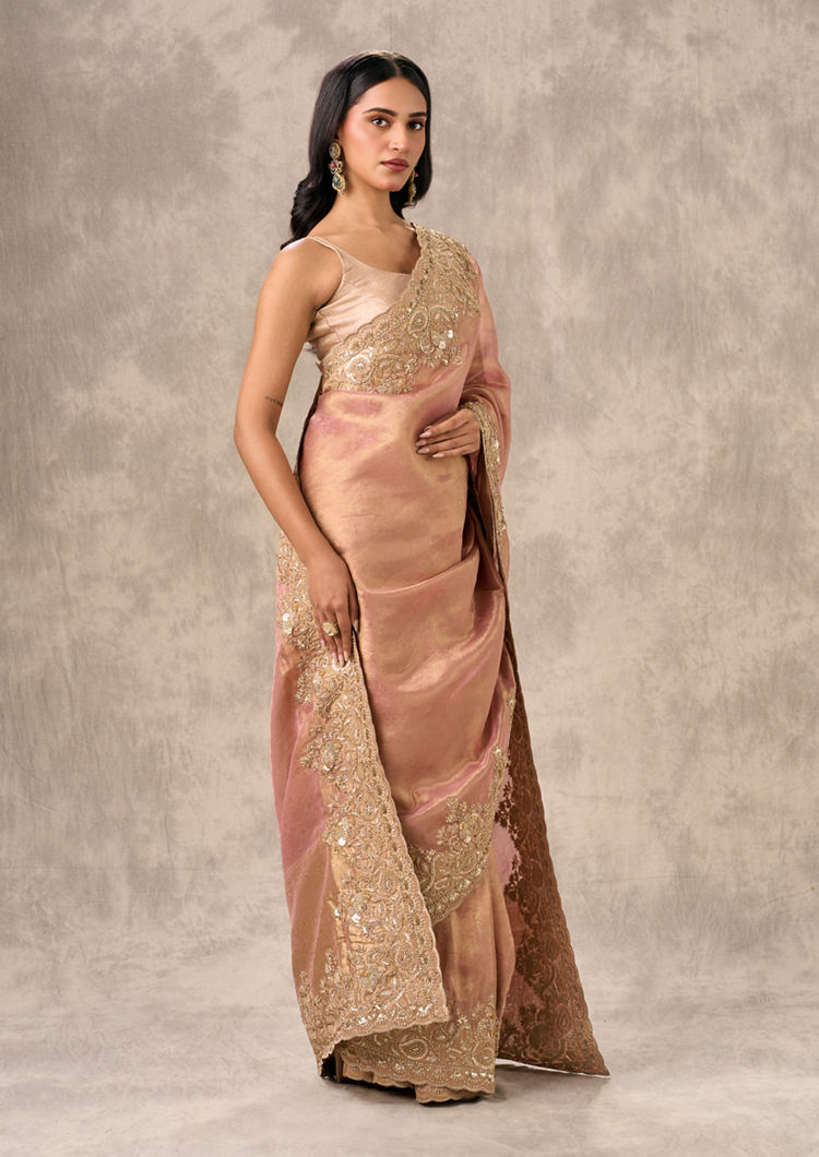 Twamev Women Twamev Charm Pink Saree