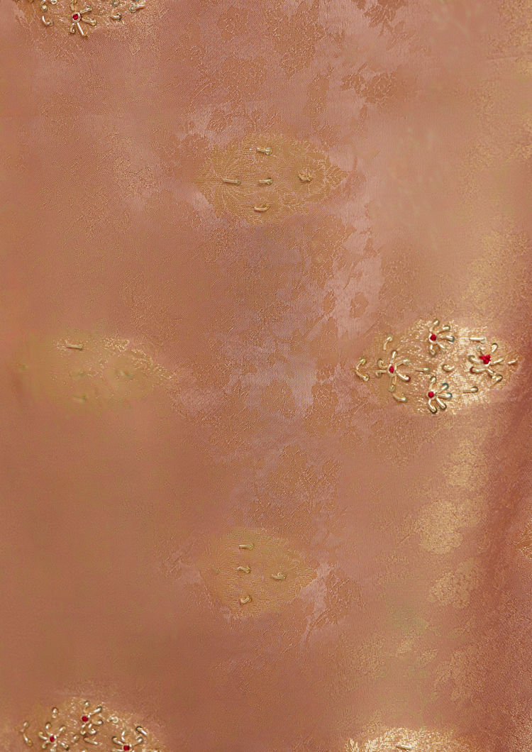 Twamev Women Majestic Purple Satin Saree