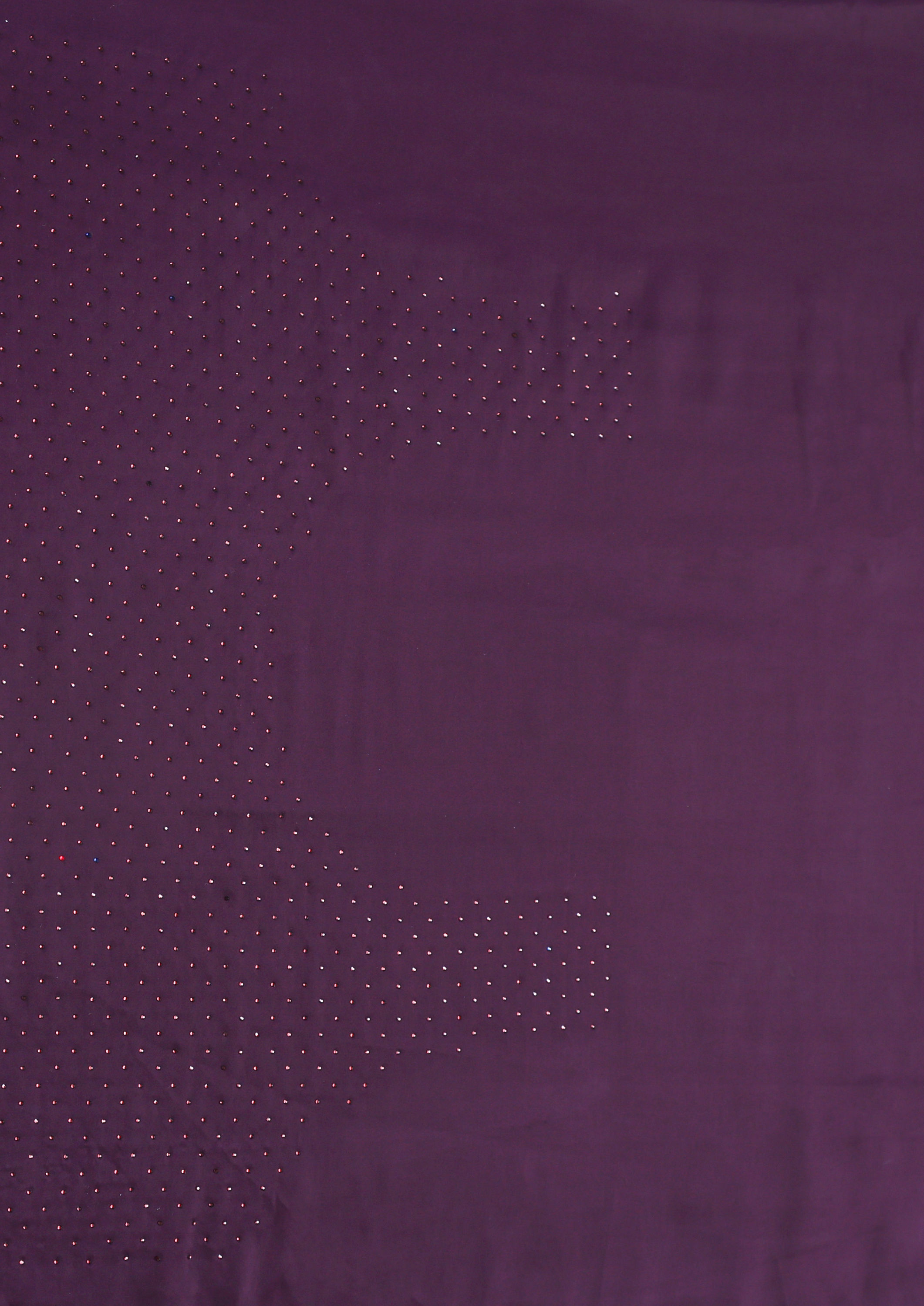 Twamev Women Dazzling Dark Purple Satin Saree