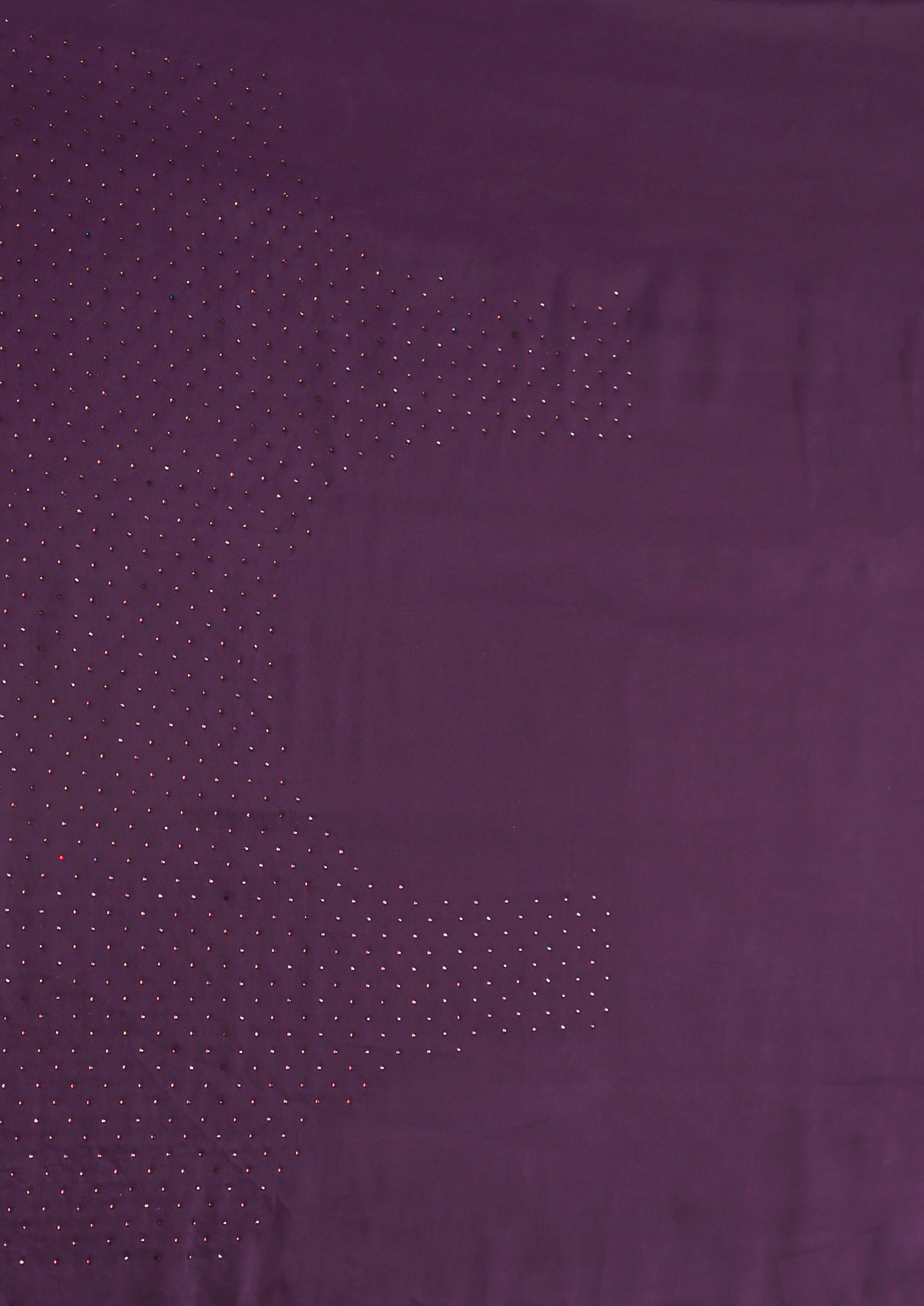 Twamev Women Dazzling Dark Purple Satin Saree