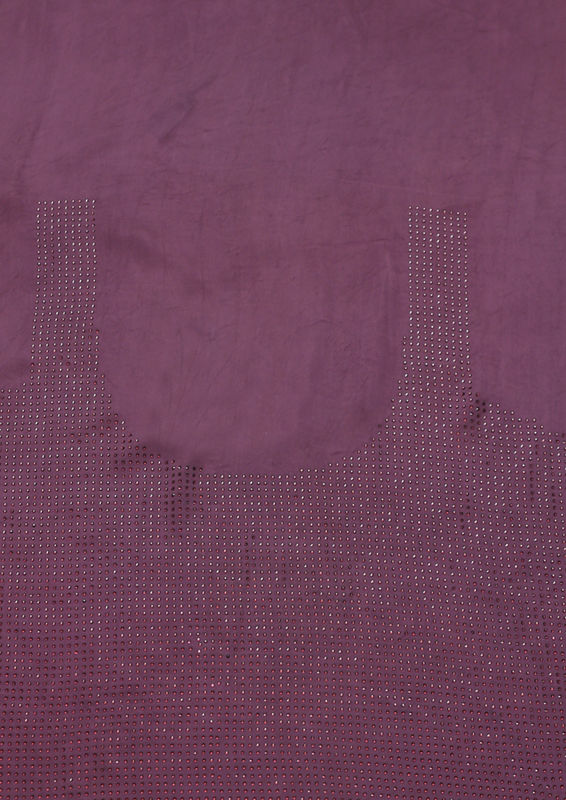 Twamev Women Designer Dark Purple Net Saree