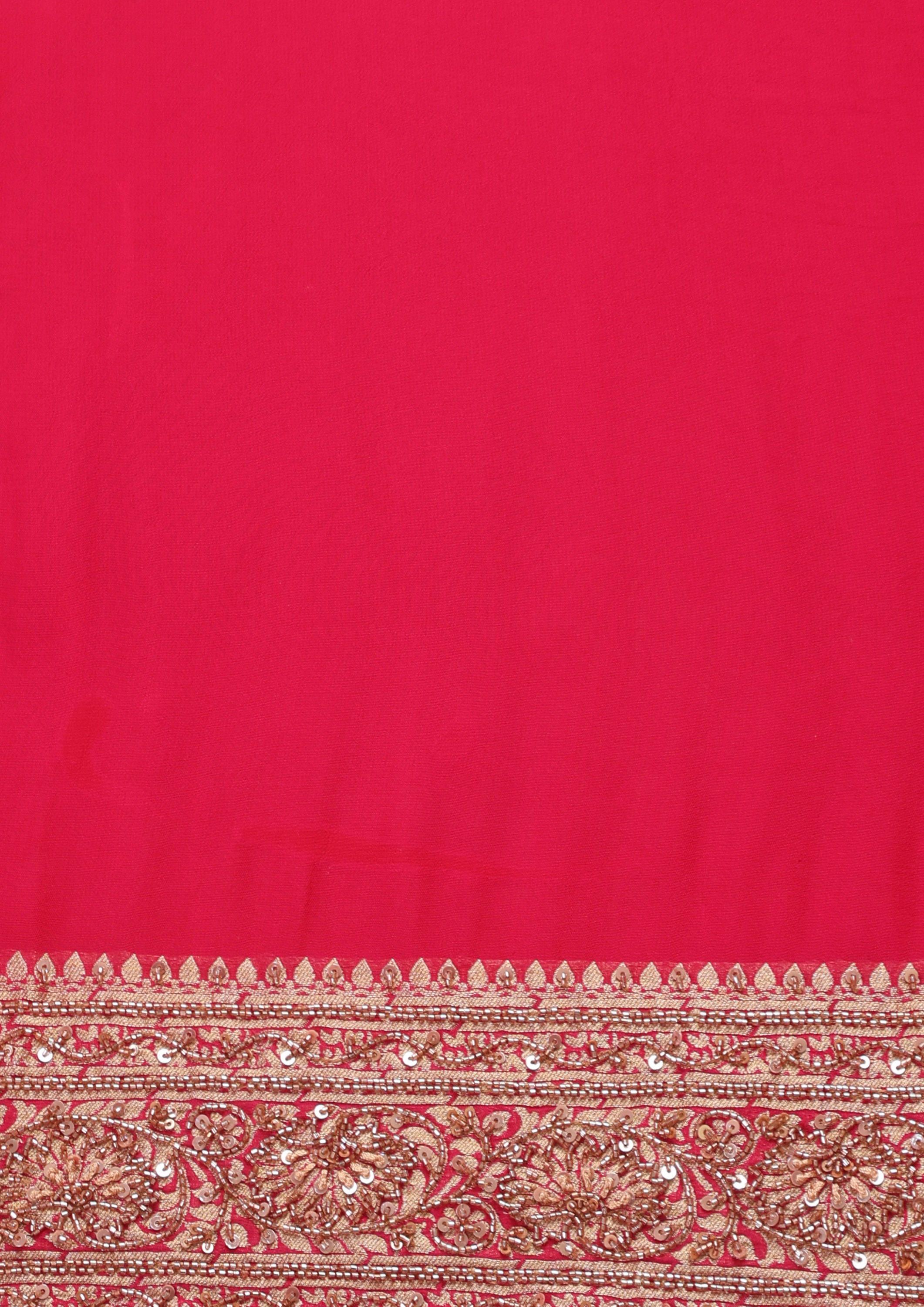 Twamev Women Royal Elegance in Rani Georgette Saree