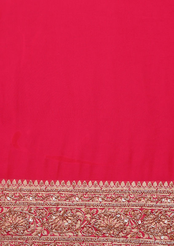 Twamev Women Royal Elegance in Rani Georgette Saree