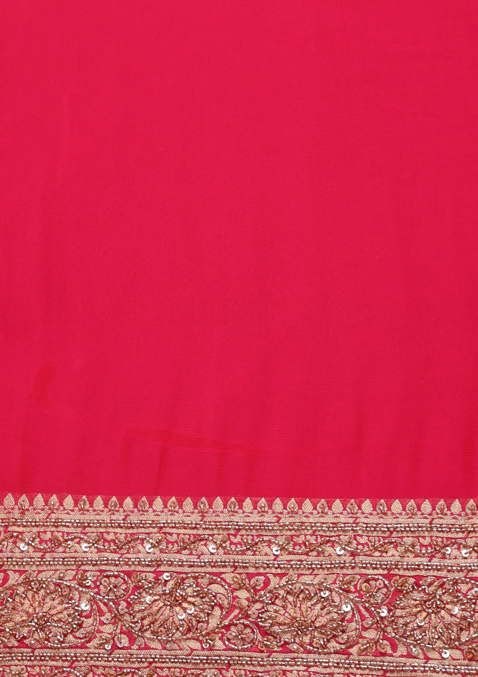 Twamev Women Royal Elegance in Rani Georgette Saree