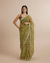 Emerald Organza Charm Saree