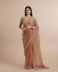 Twamev Women Radiant Purple Array Saree