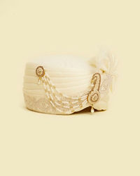 Twamev Men Elegant Cream Safa
