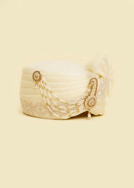 Twamev Men Elegant Cream Safa
