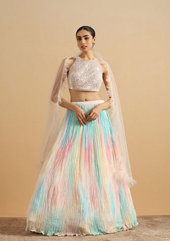 alt message - Twamev Women Cotton Candy Dream Skirt Top Set image number 1