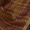 Brown Silk Woven Embroidered Lehenga