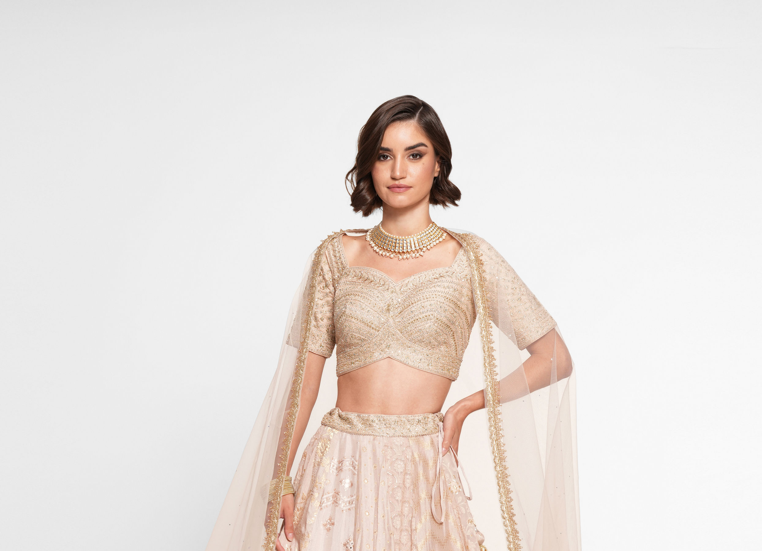 Twamev Women Sunset Peach Bliss Skirt Top Collection