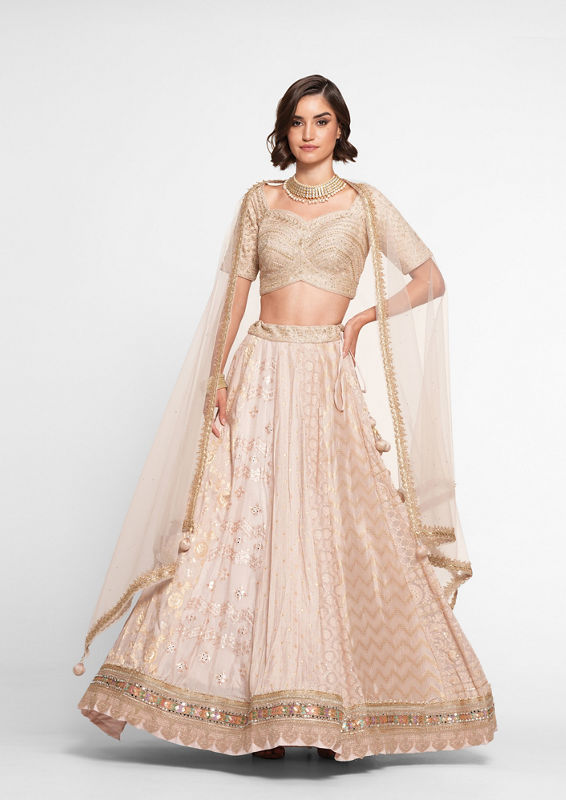 Twamev Women Sunset Peach Bliss Skirt Top Collection