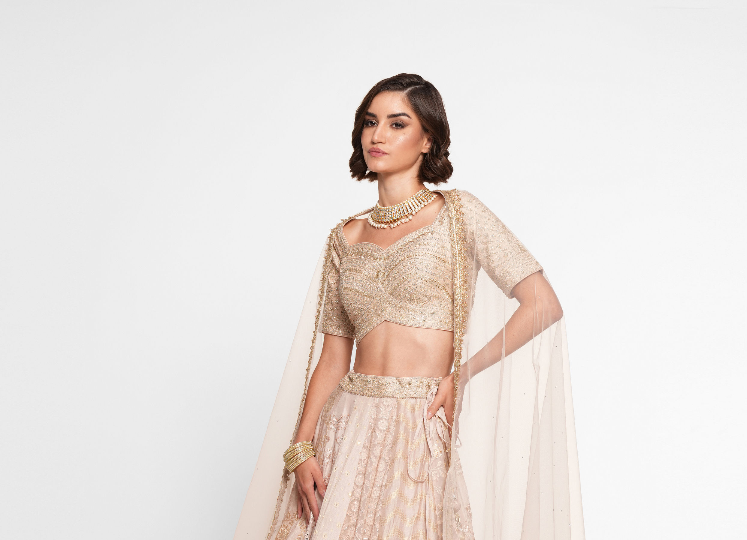 Twamev Women Sunset Peach Bliss Skirt Top Collection