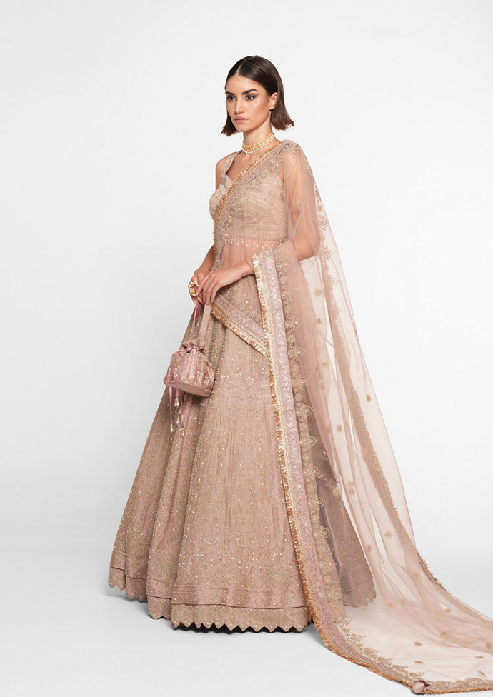 Twamev Women Royal Purple Art Silk Skirt Top with Lehenga