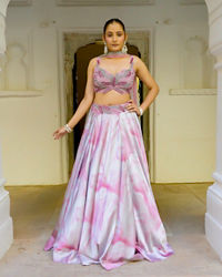 Twamev Women Exquisite Pink Skirt Top Ensemble
