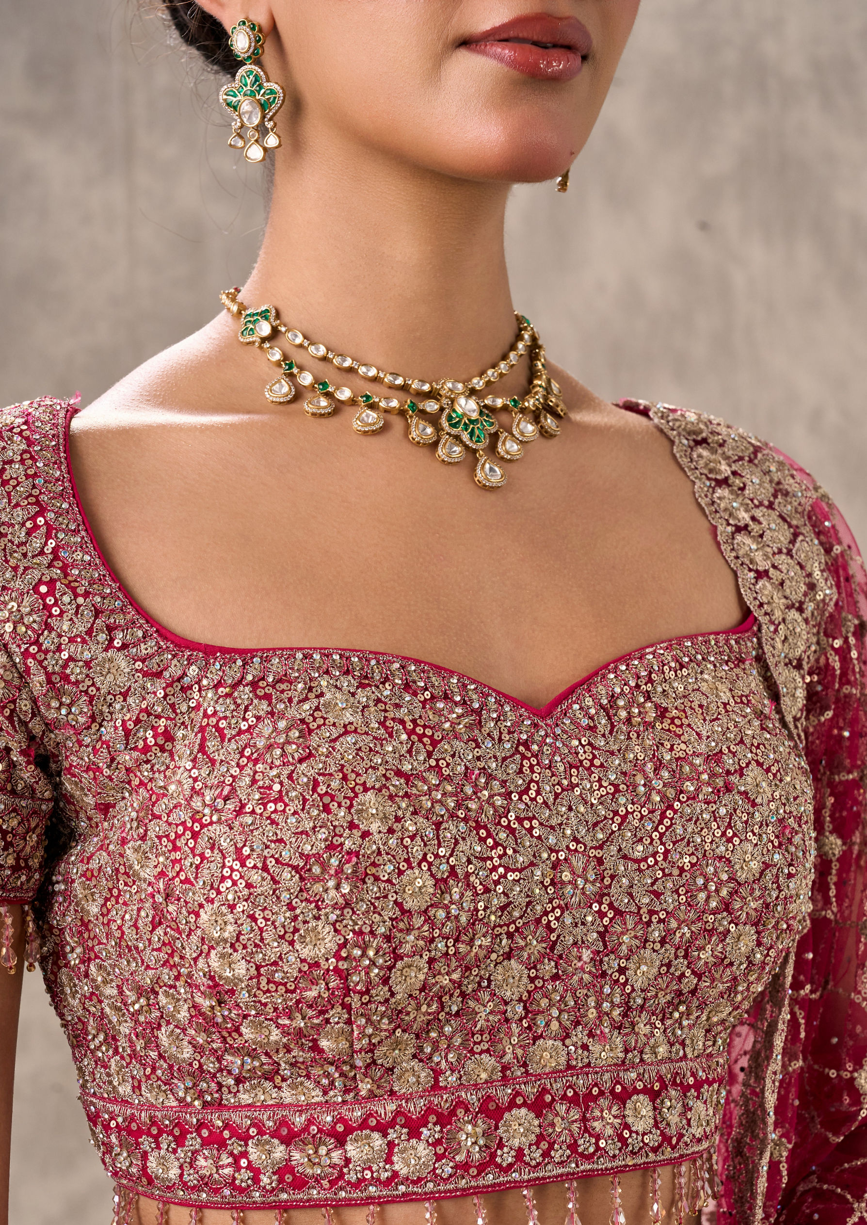 Twamev Women Pink Radiance Net Lehenga