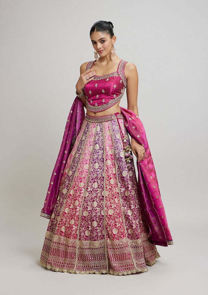 Twamev Women Purple Majesty Lehenga