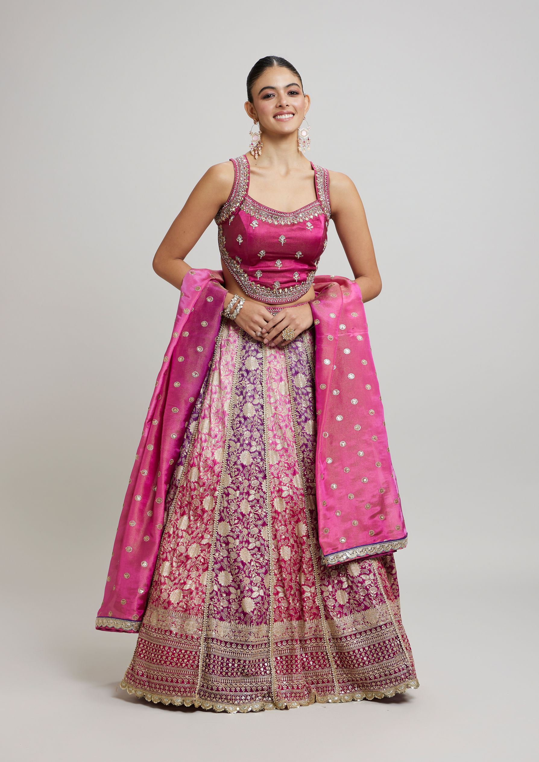 Twamev Women Purple Majesty Lehenga