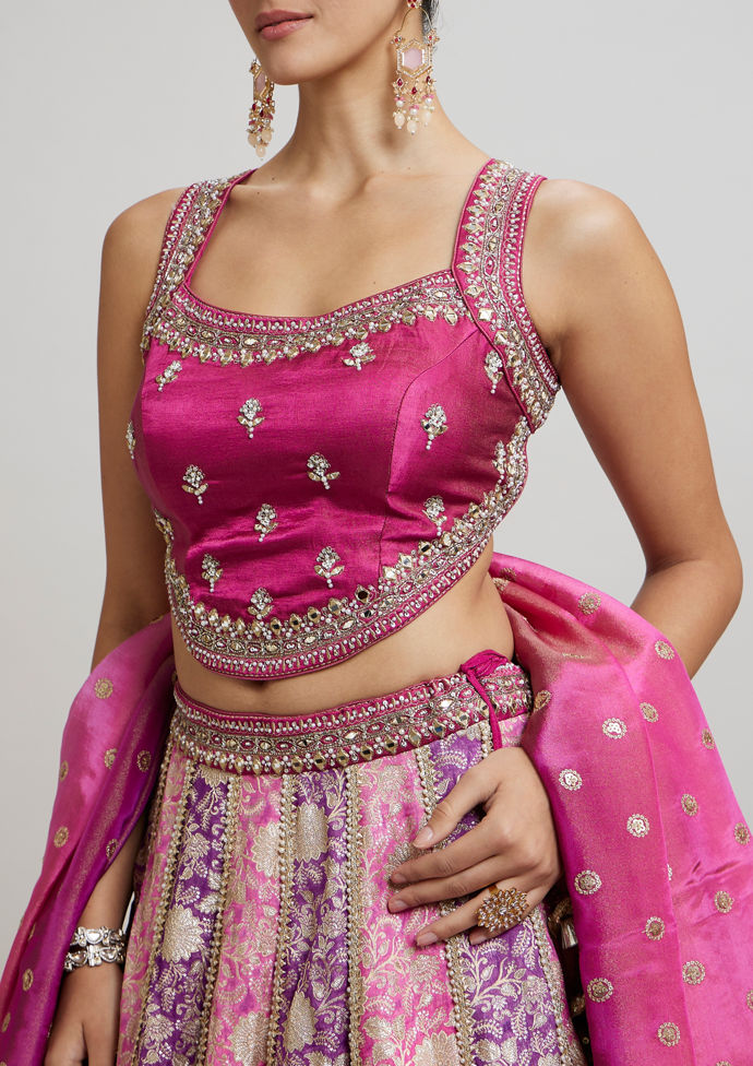 Twamev Women Purple Majesty Lehenga