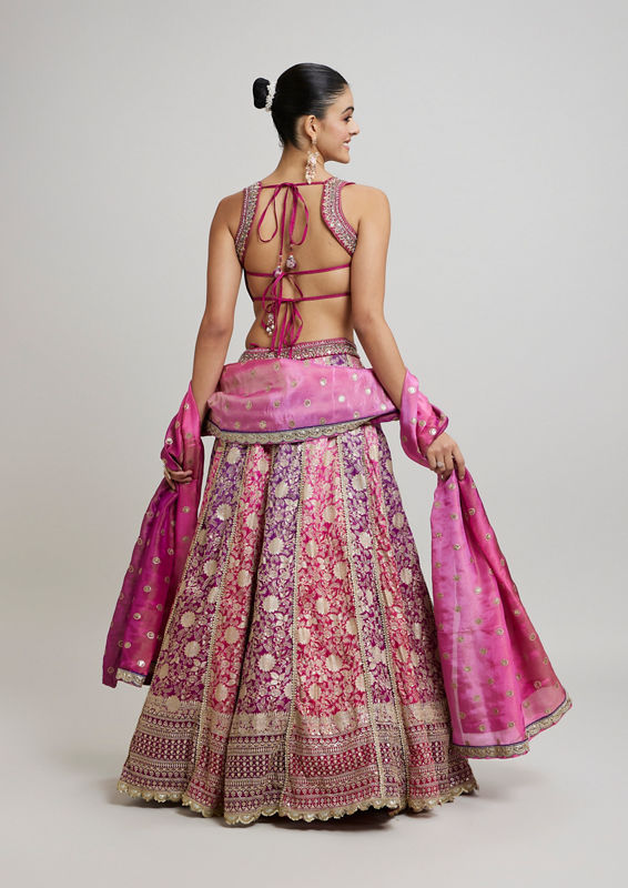 Twamev Women Purple Majesty Lehenga