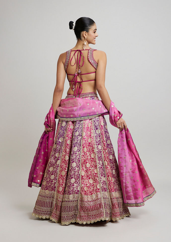 Twamev Women Purple Majesty Lehenga