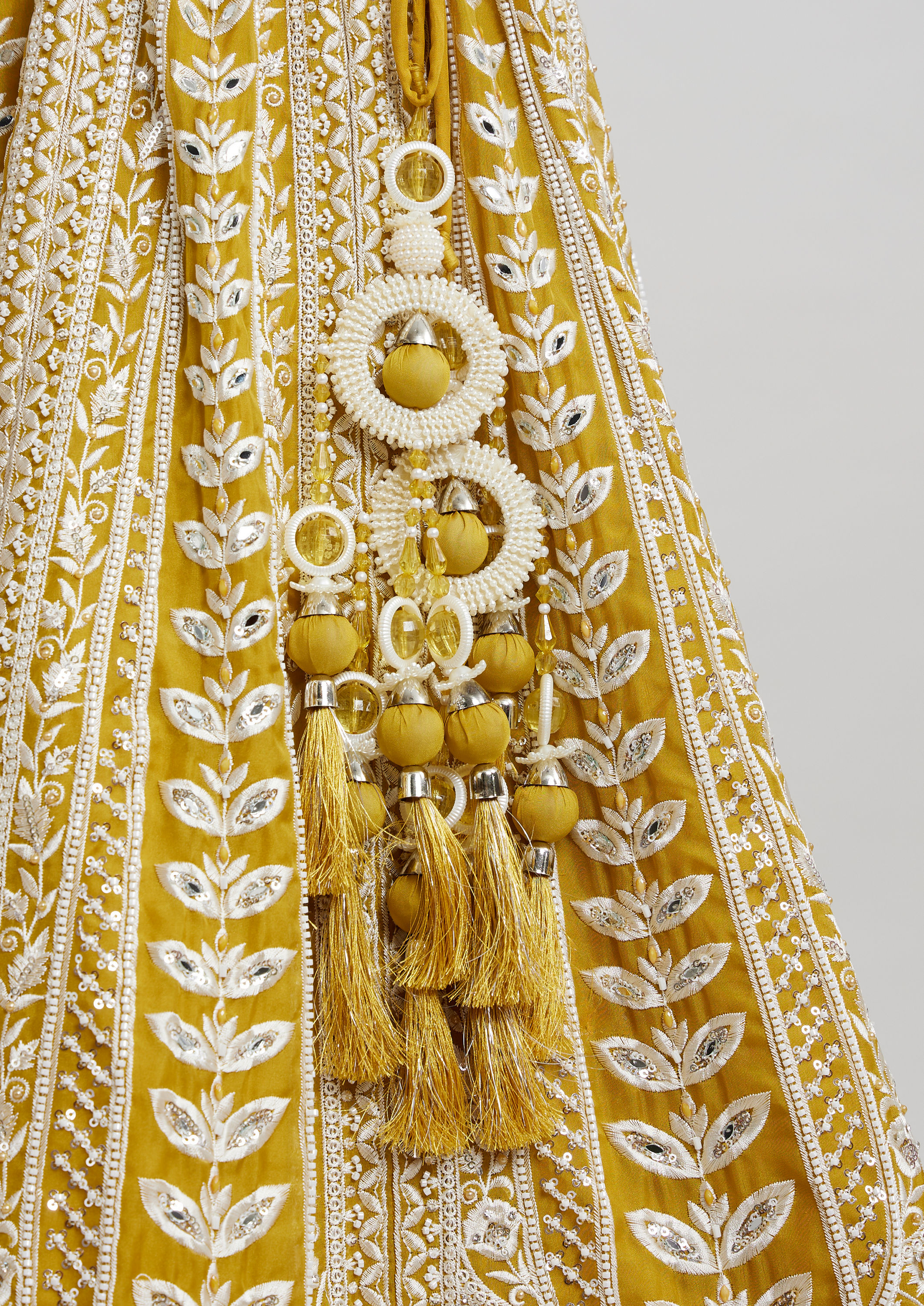 Twamev Women Twirling Sunshine Yellow Lehenga