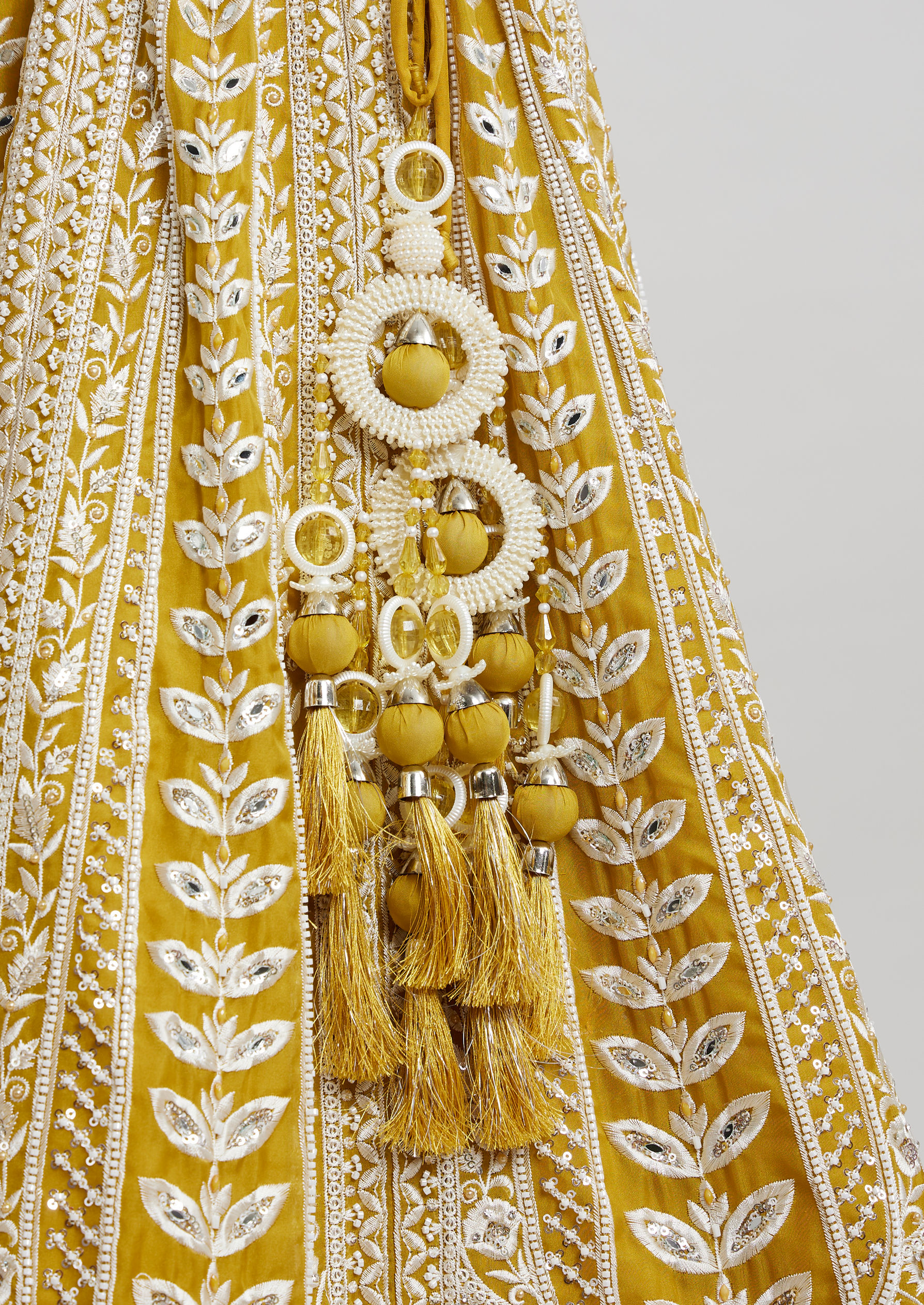 Twamev Women Twirling Sunshine Yellow Lehenga