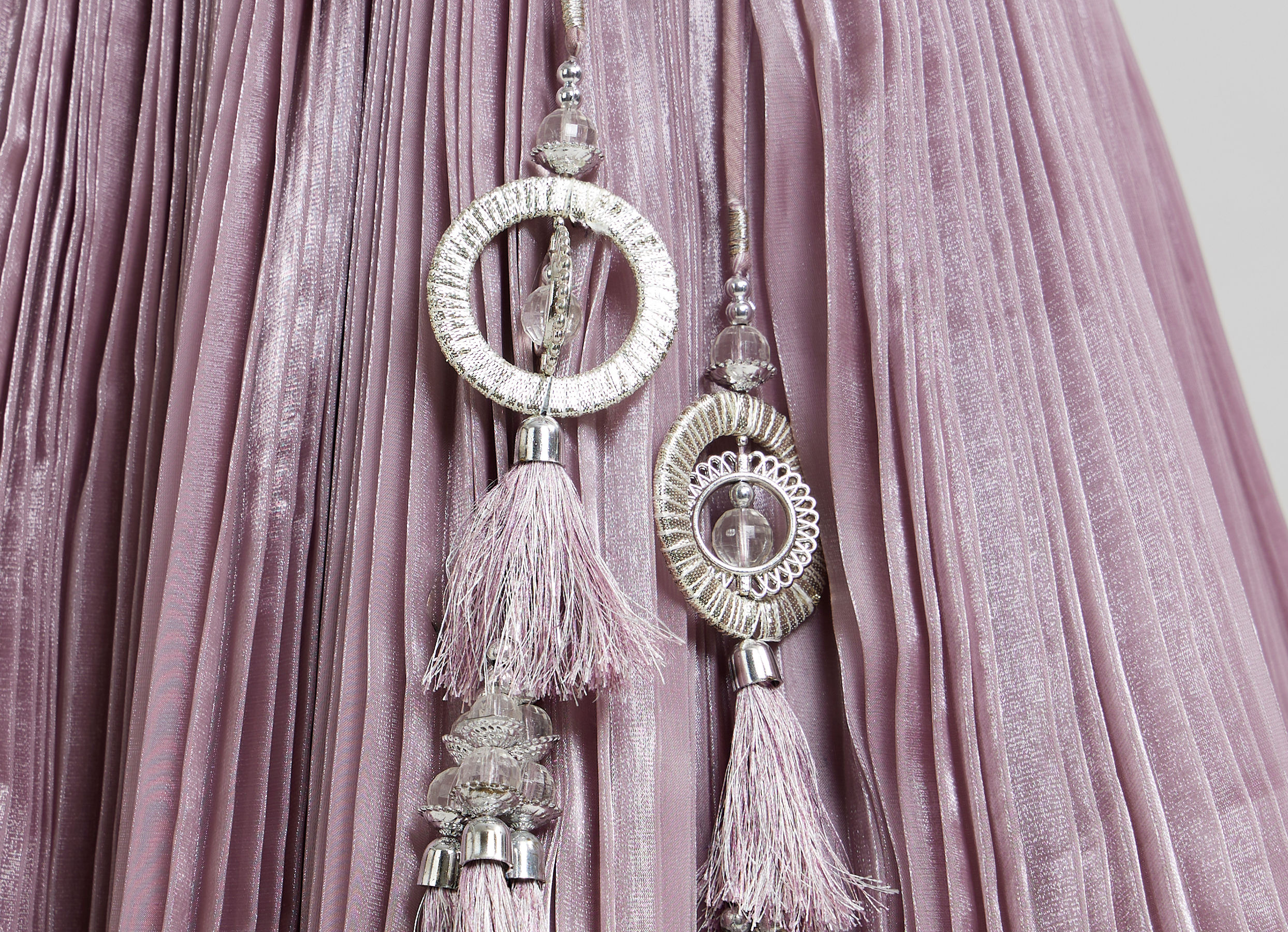 Twamev Women Dusty Pink Festive Lehenga