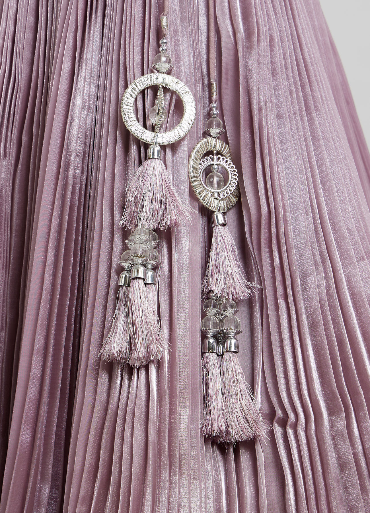 Twamev Women Dusty Pink Festive Lehenga