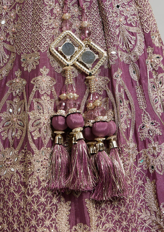 Twamev Women Purple Elegance Lehenga