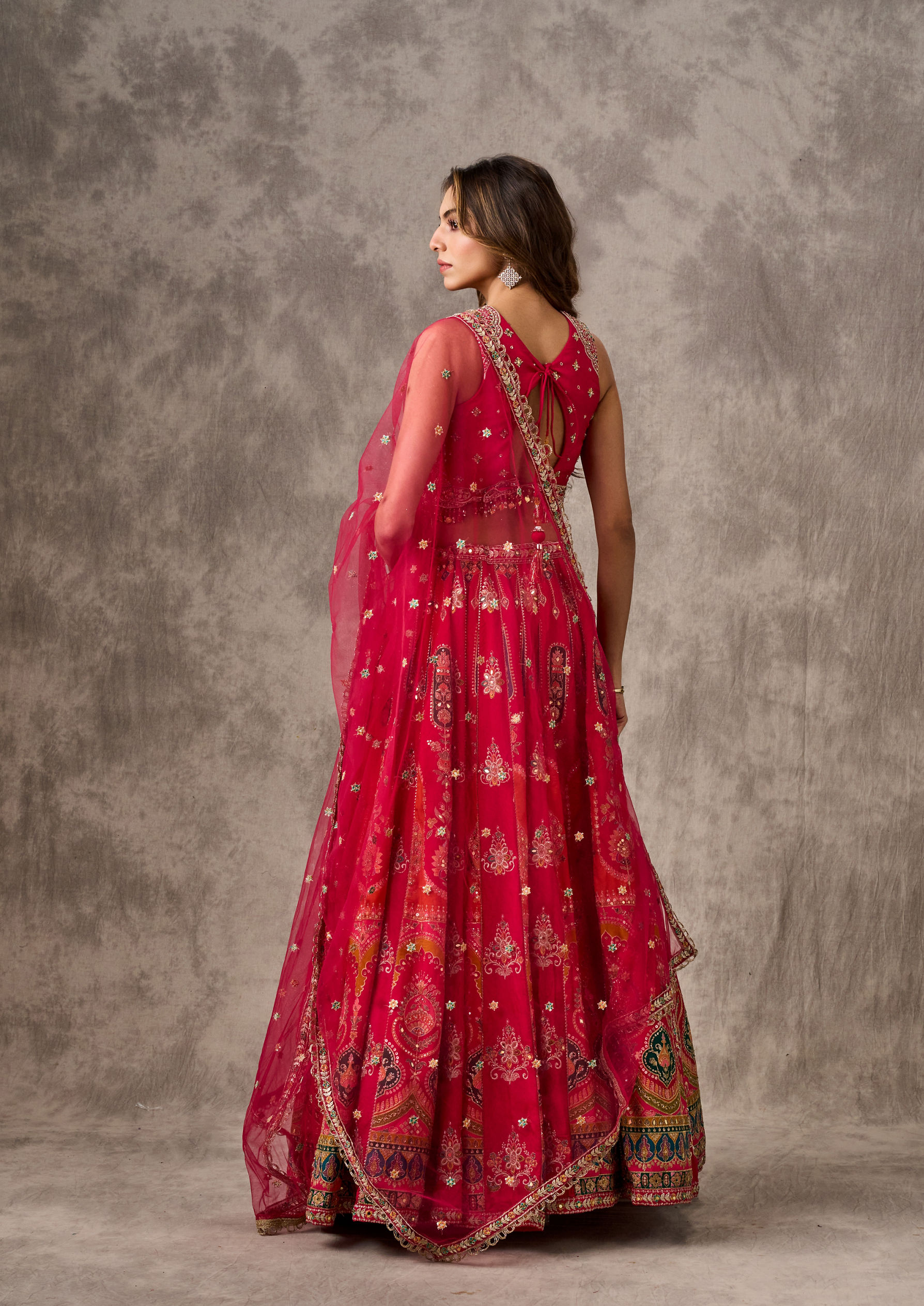 Twamev Women Beautiful Pink Lehenga