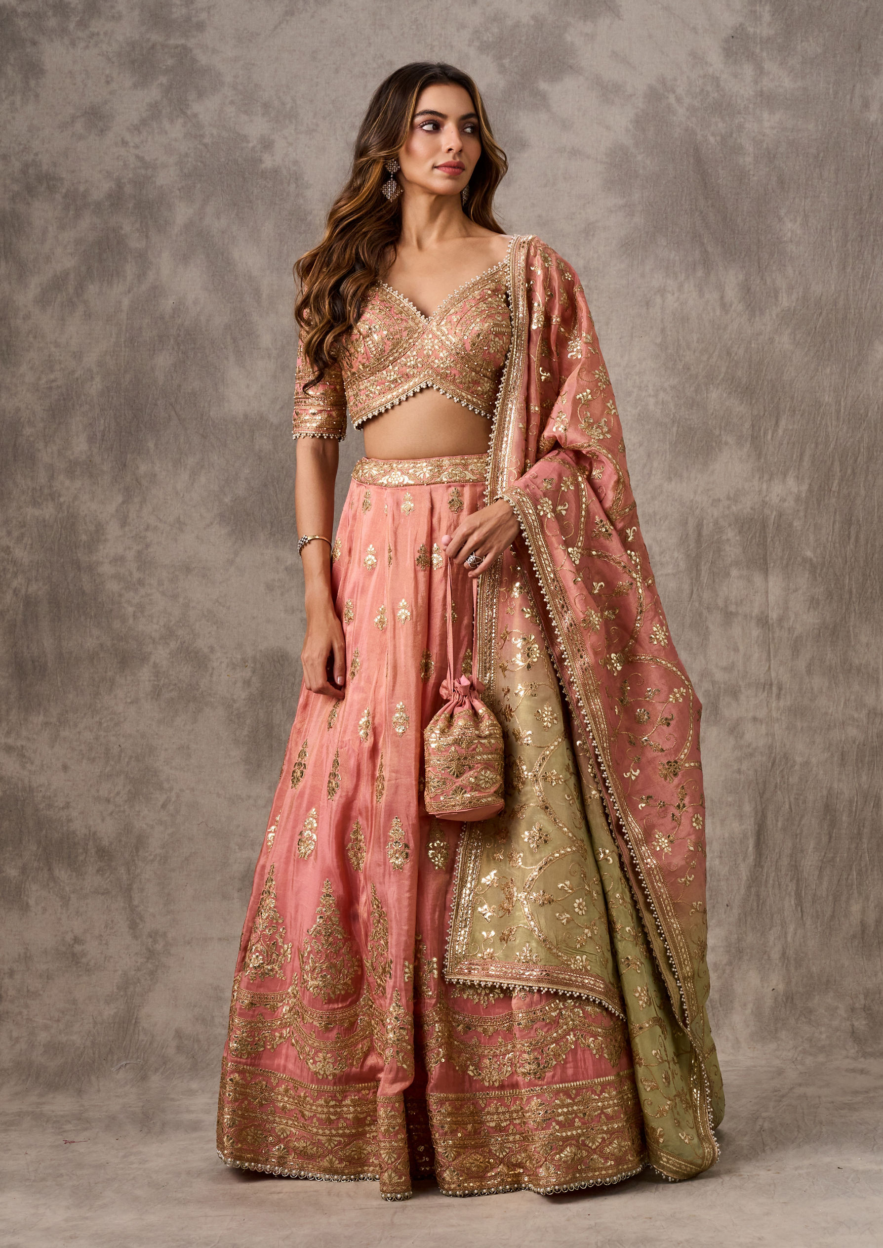 Twamev Women Gorgeous Pink Festivity Lehenga