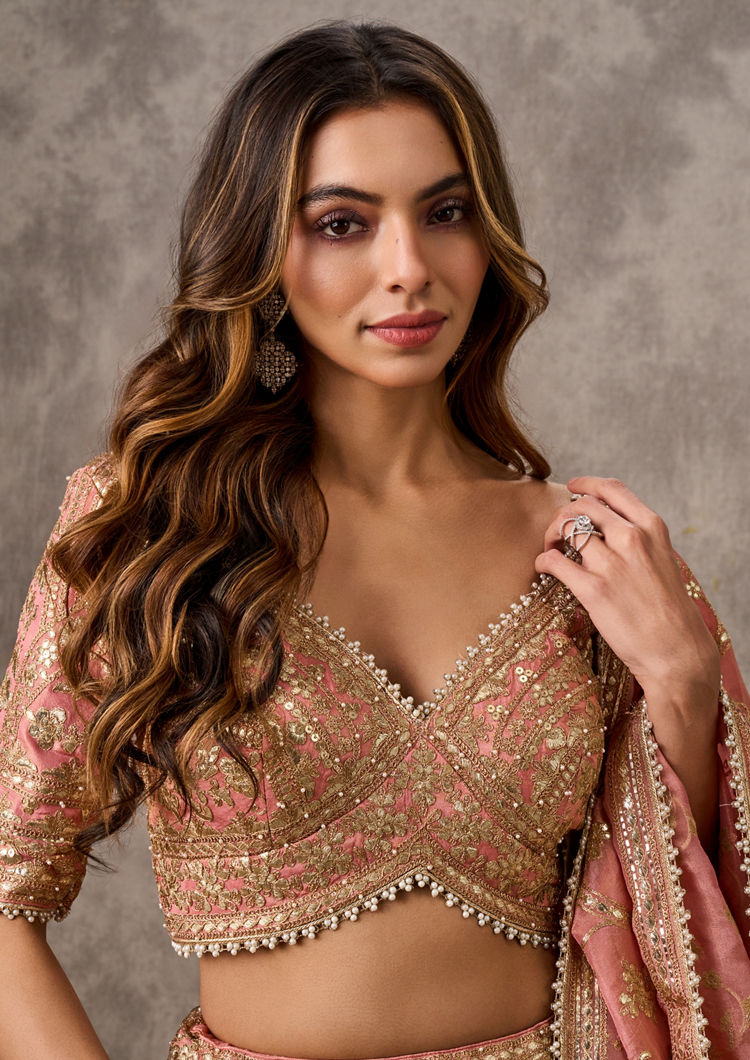 Twamev Women Gorgeous Pink Festivity Lehenga