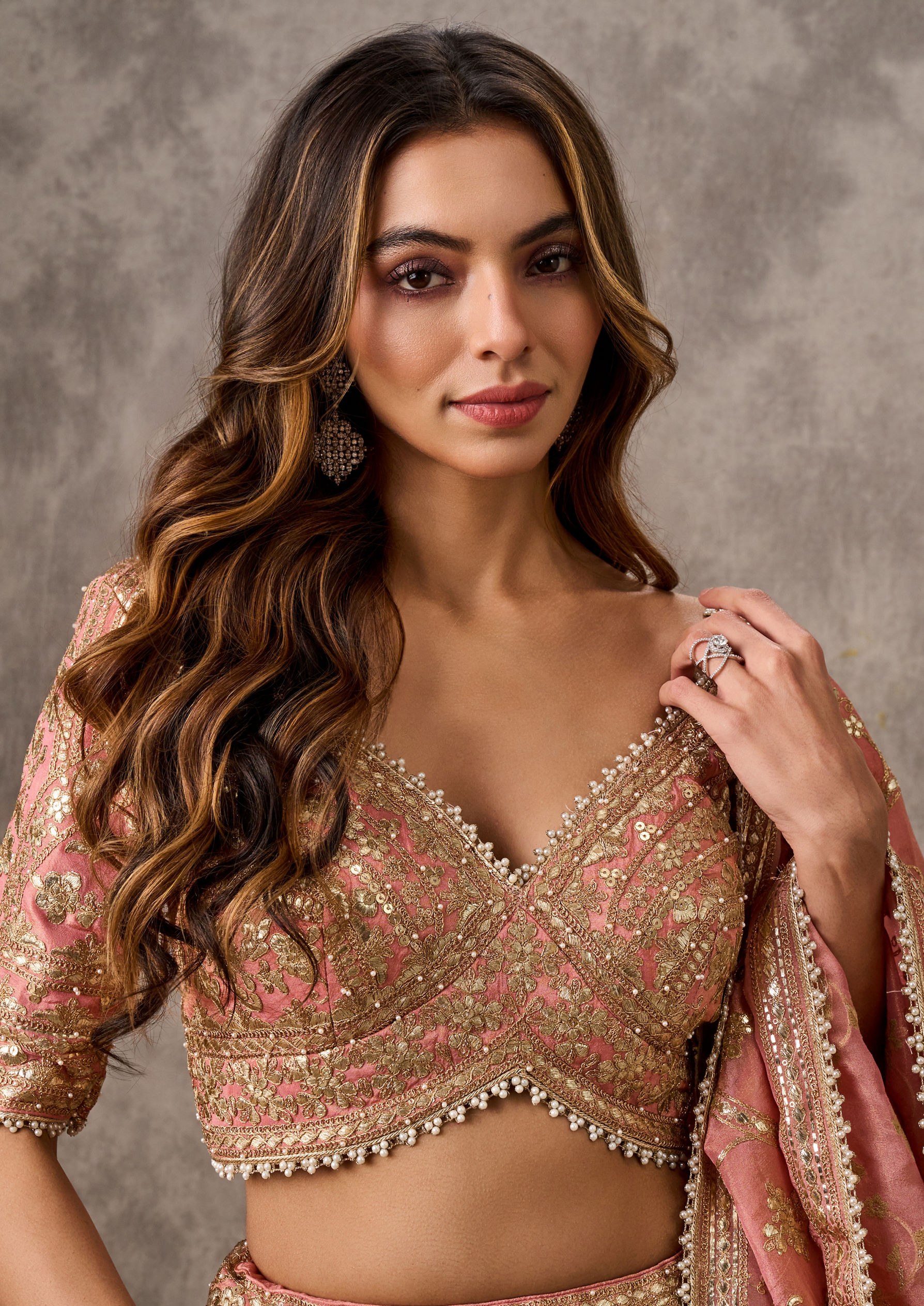 Twamev Women Gorgeous Pink Festivity Lehenga