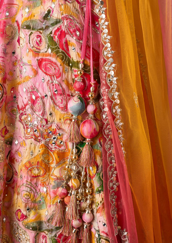 Twamev Women Floral Garden Printed Lehenga