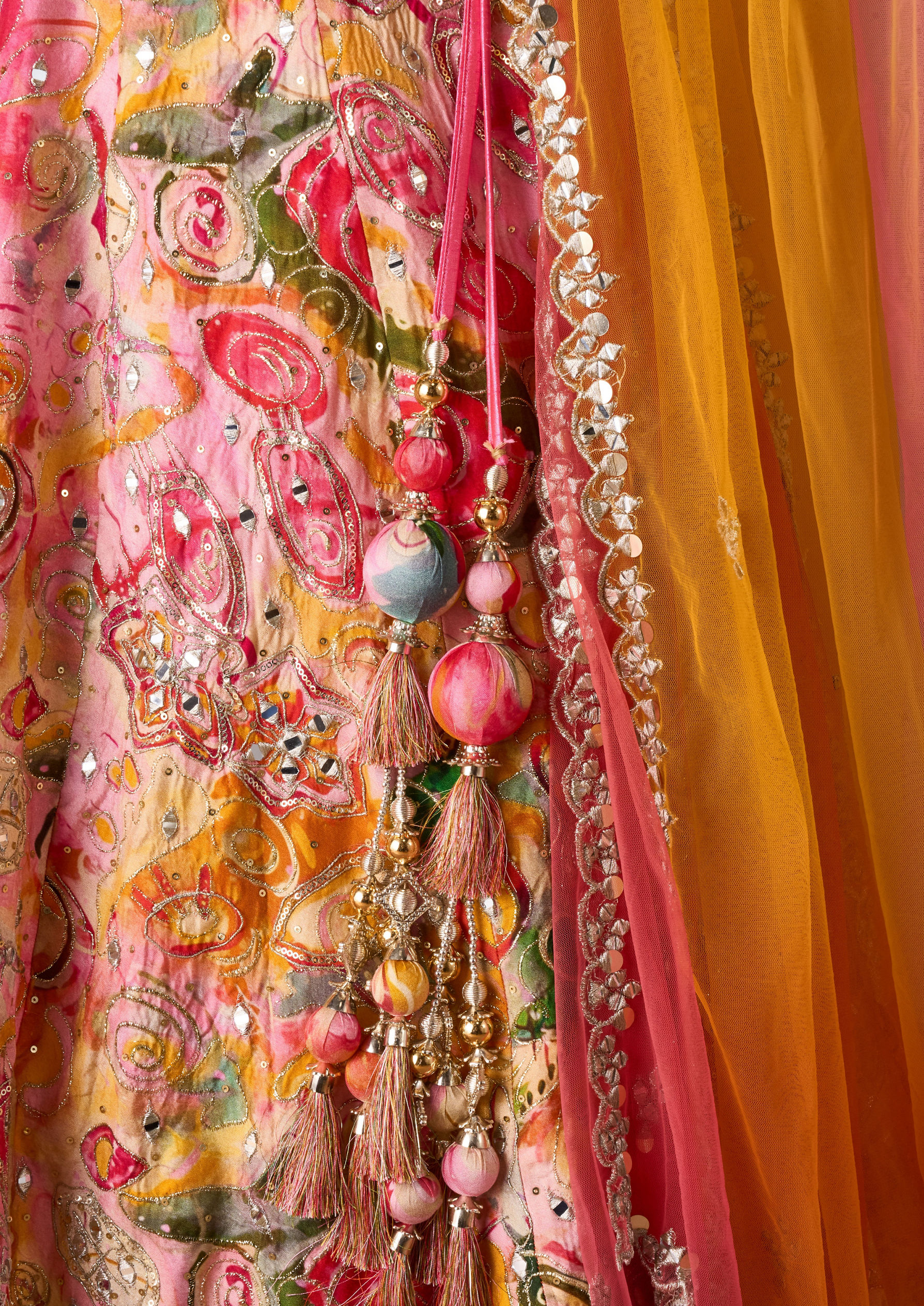Twamev Women Floral Garden Printed Lehenga