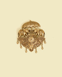 Twamev Men Golden Affluence Brooch