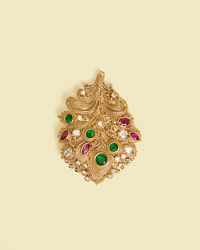 Twamev Men Golden Opulence Brooch